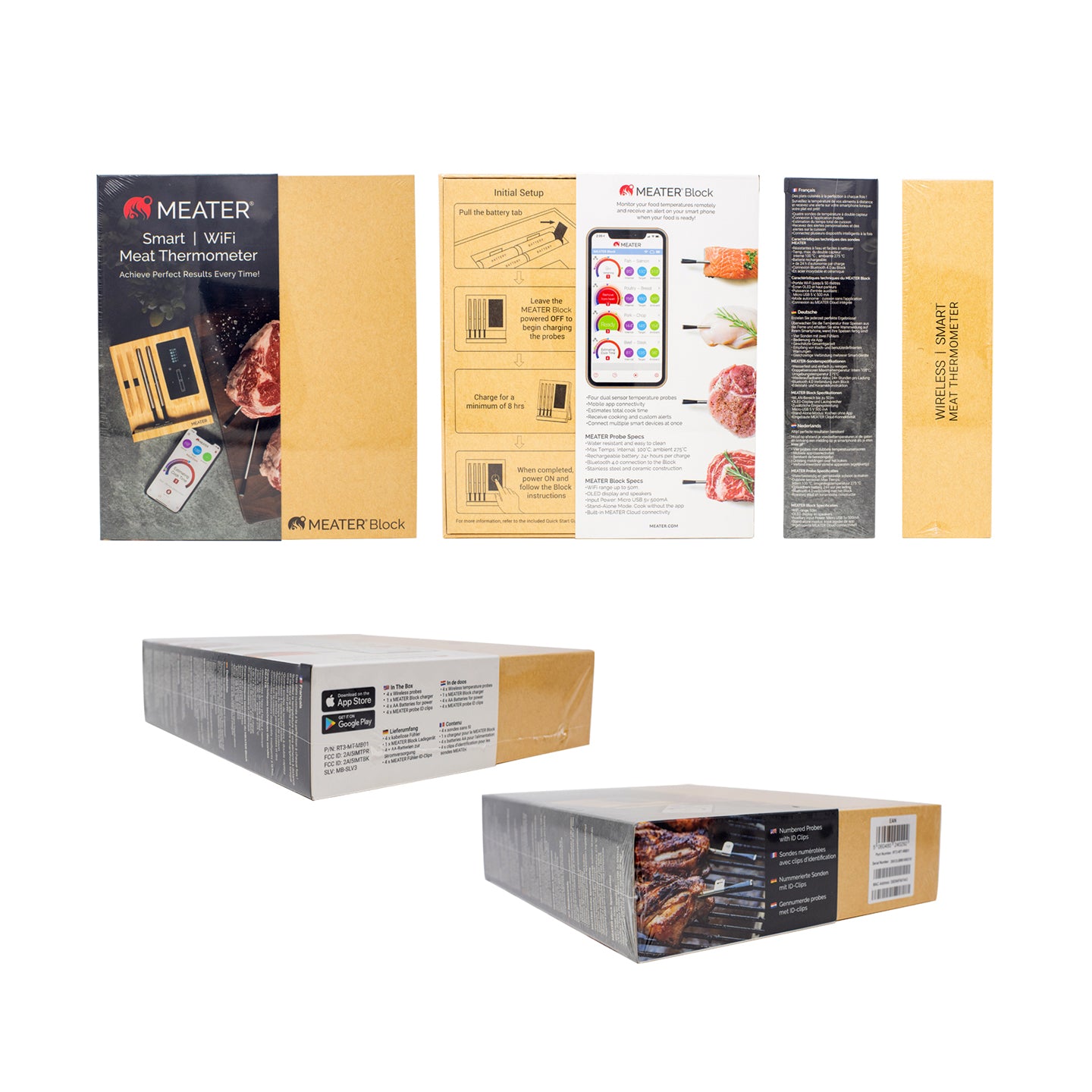 Meater Block Meat Thermometer / Honey **